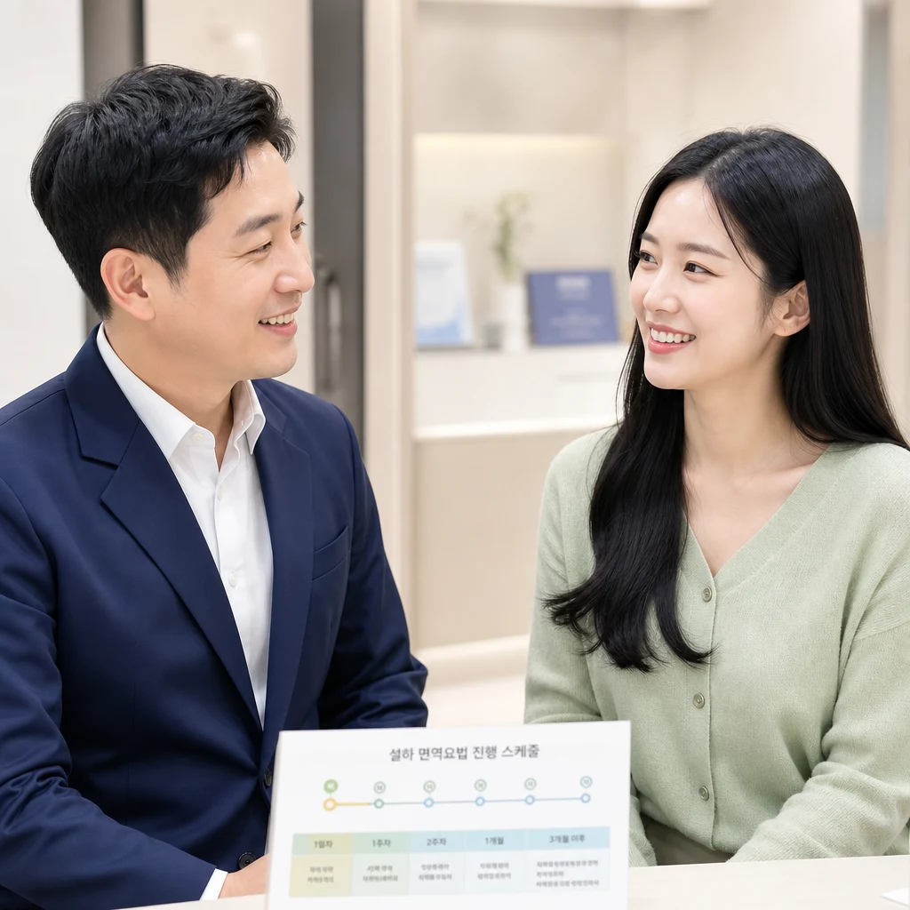 설하면역치료 복용 시작부터 효과 발현까지 과정